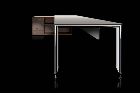 Yo Office Desk with Credenza