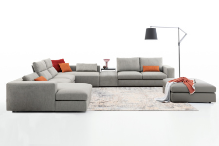 Zenit J-Shape Sectional Sofa