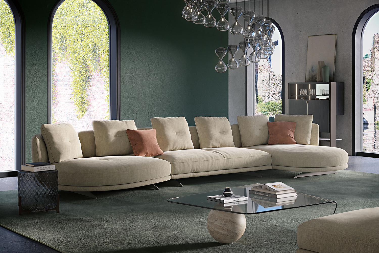 Douglas Sectional Sofa with Chaise Comp. A