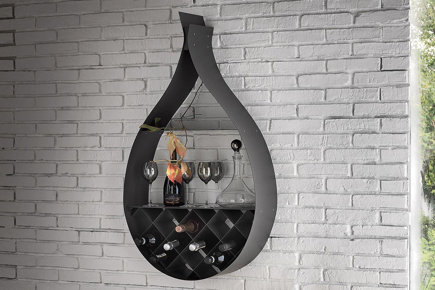 Drop Wine Rack