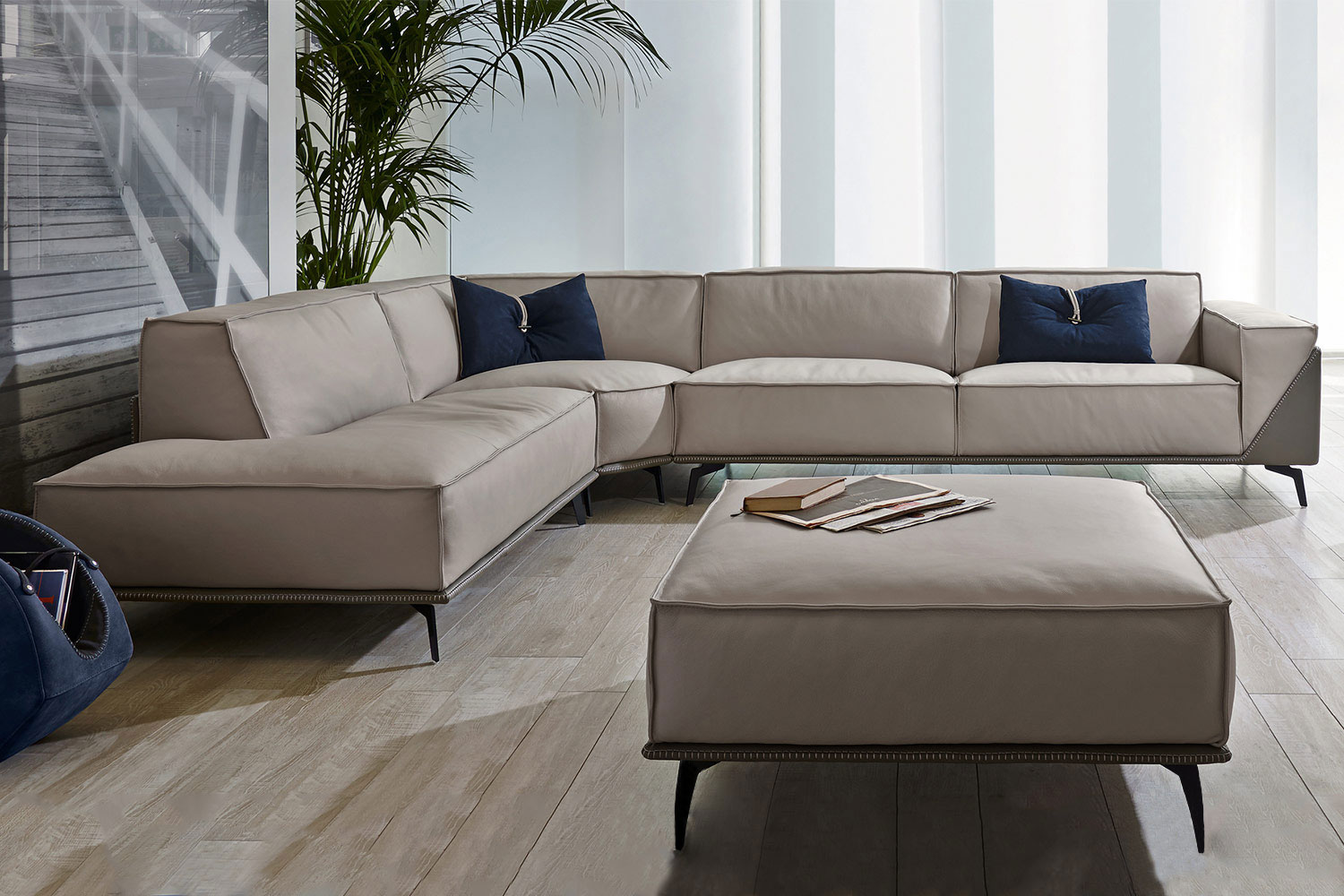 Edwin Corner Sectional Sofa with Peninsula