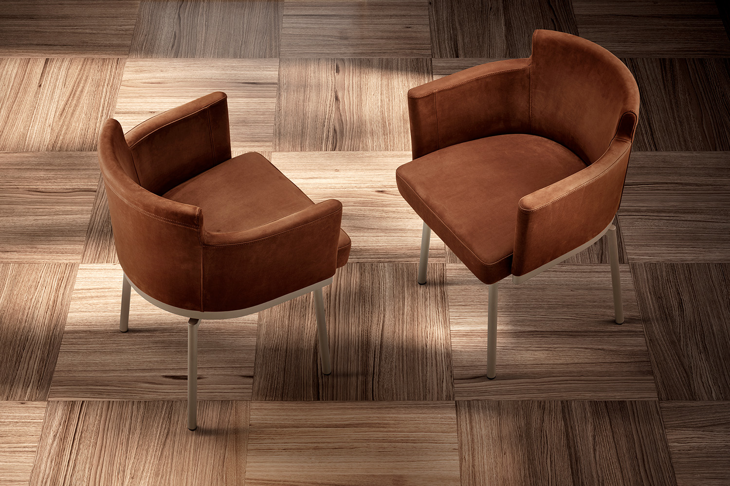 Ely Swivel Dining Armchair