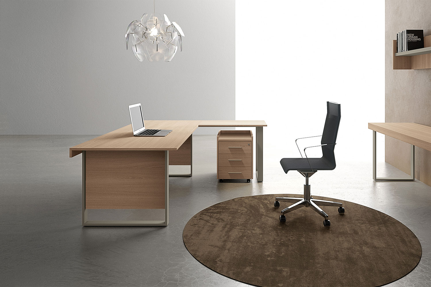 Essence Office Desk with Return