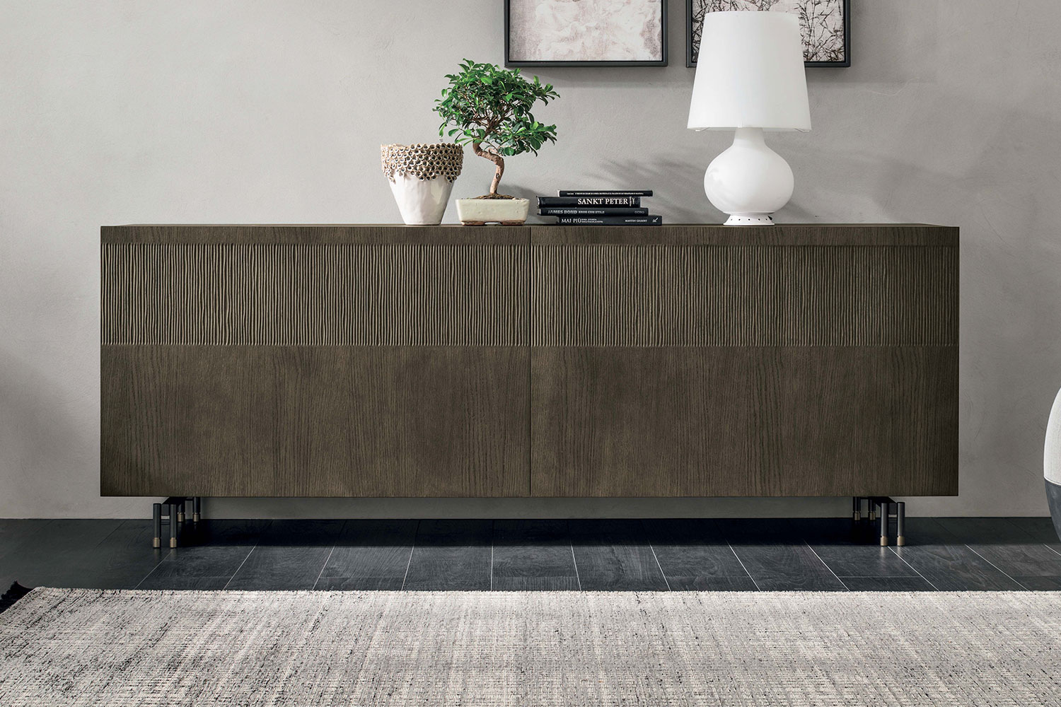 Frame Reeded Sideboard