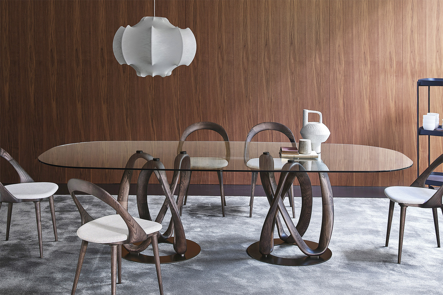 Infinity Double Pedestal Dining Table