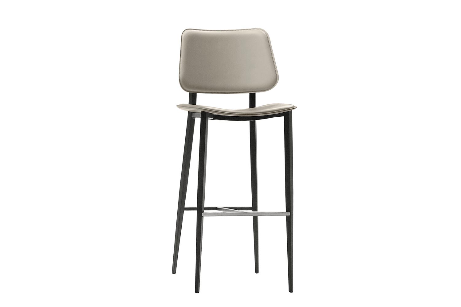 Joe Hard Leather Bar Stool