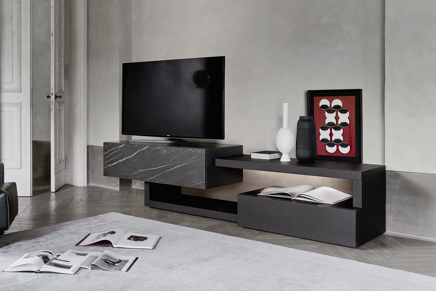 Lampo Thick TV Stand Comp. 38-39-40-41