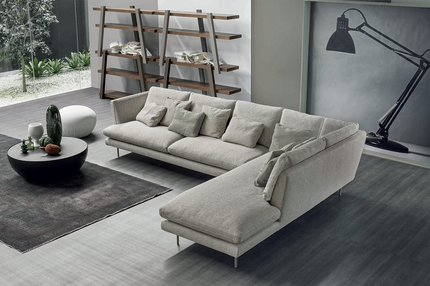 Lars Corner Sectional Sofa With Peninsula