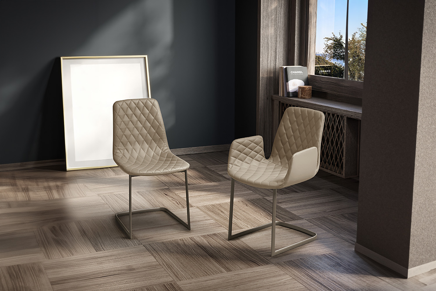 Lenny Cantilever Dining Chair