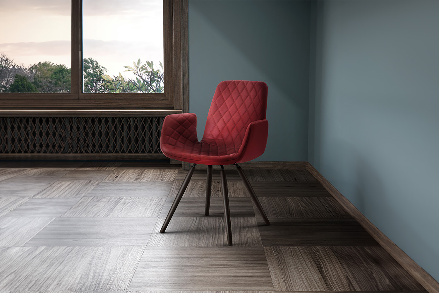 Lenny Wood Dining Chair