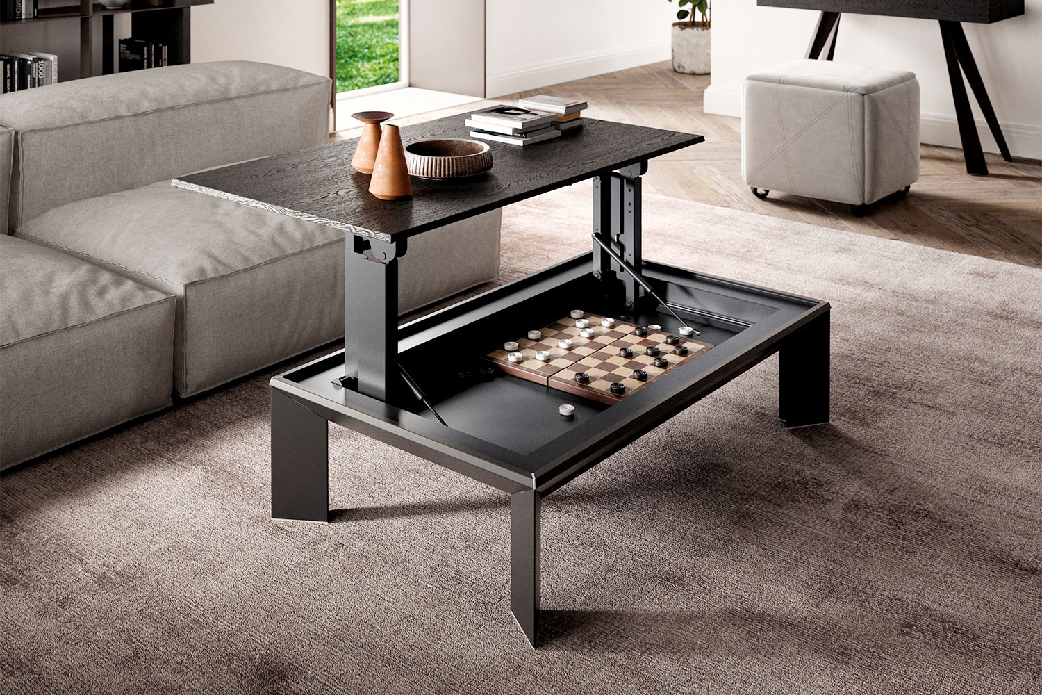 Metrino Lift-Up Coffee Table