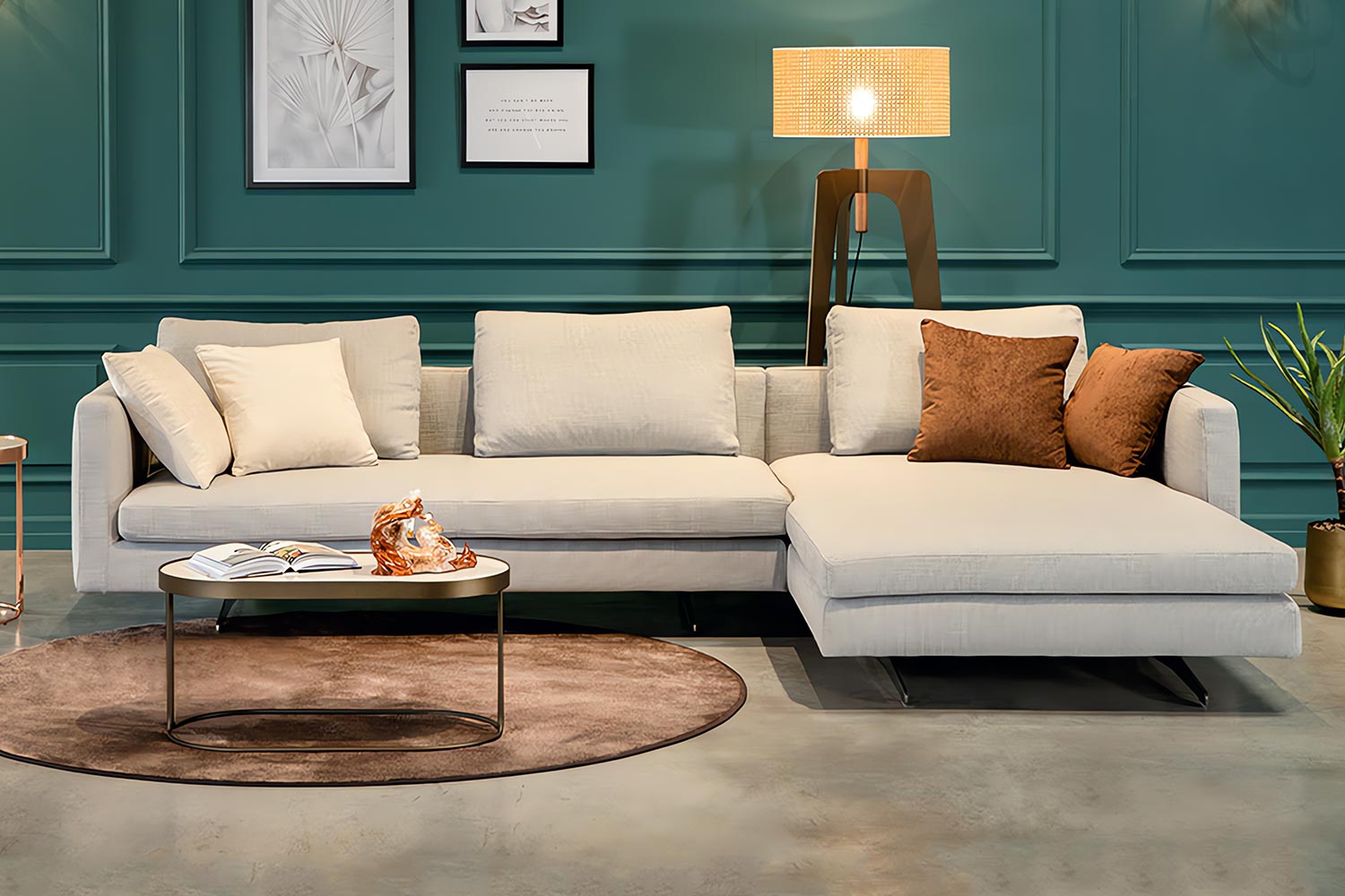 Metropolis Sectional Sofa with Chaise