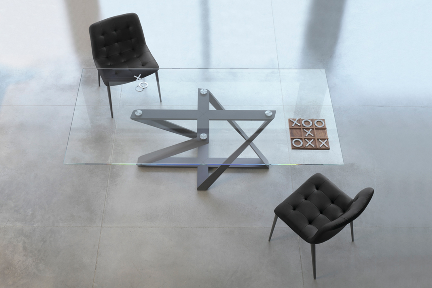 Millennium Glass Dining Table