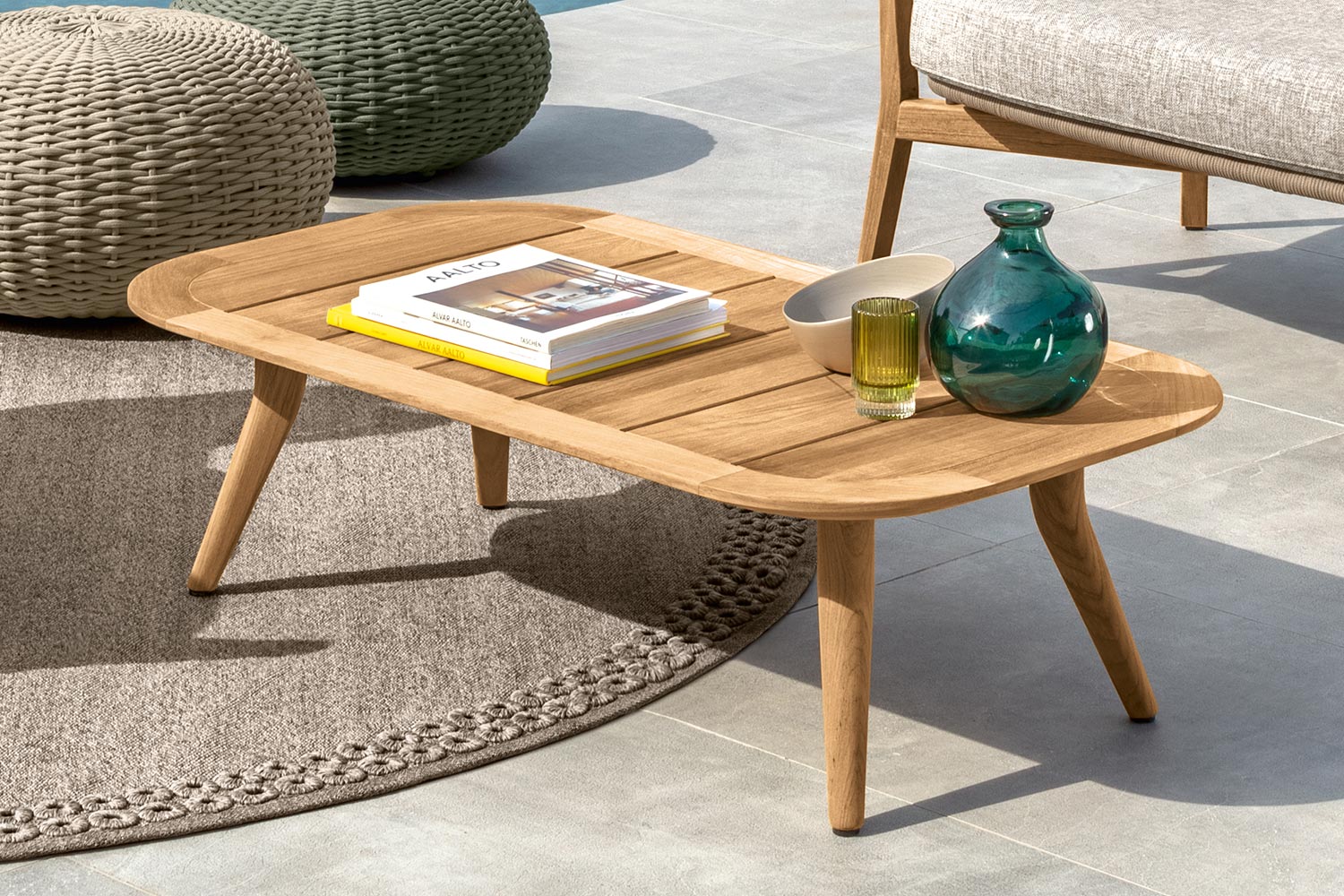 Moon Teak Coffee Table