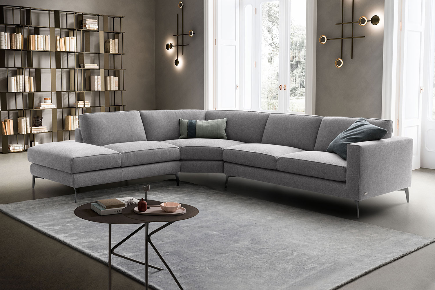Nausicaa Corner Sectional Sofa with Peninsula
