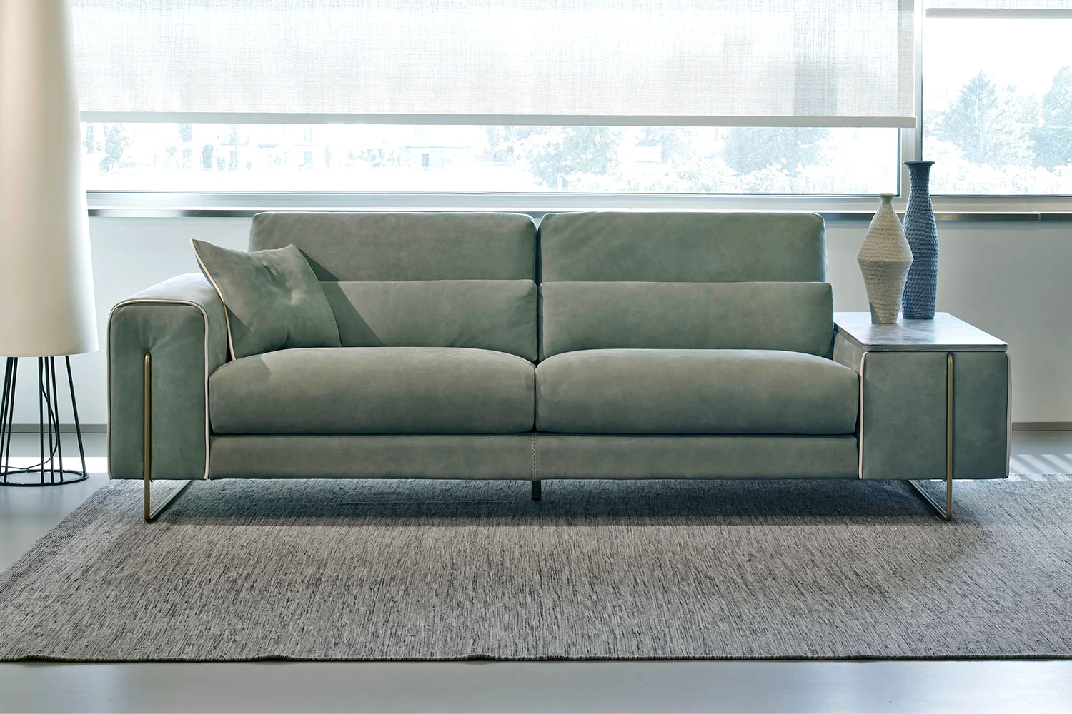 Newport Sofa With End Table