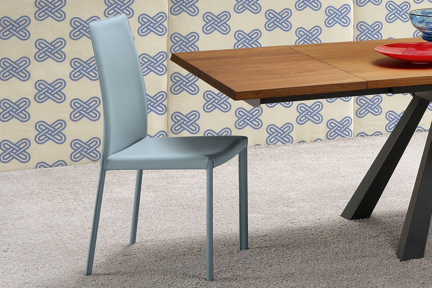 Nuvola Hard Leather Dining Chair