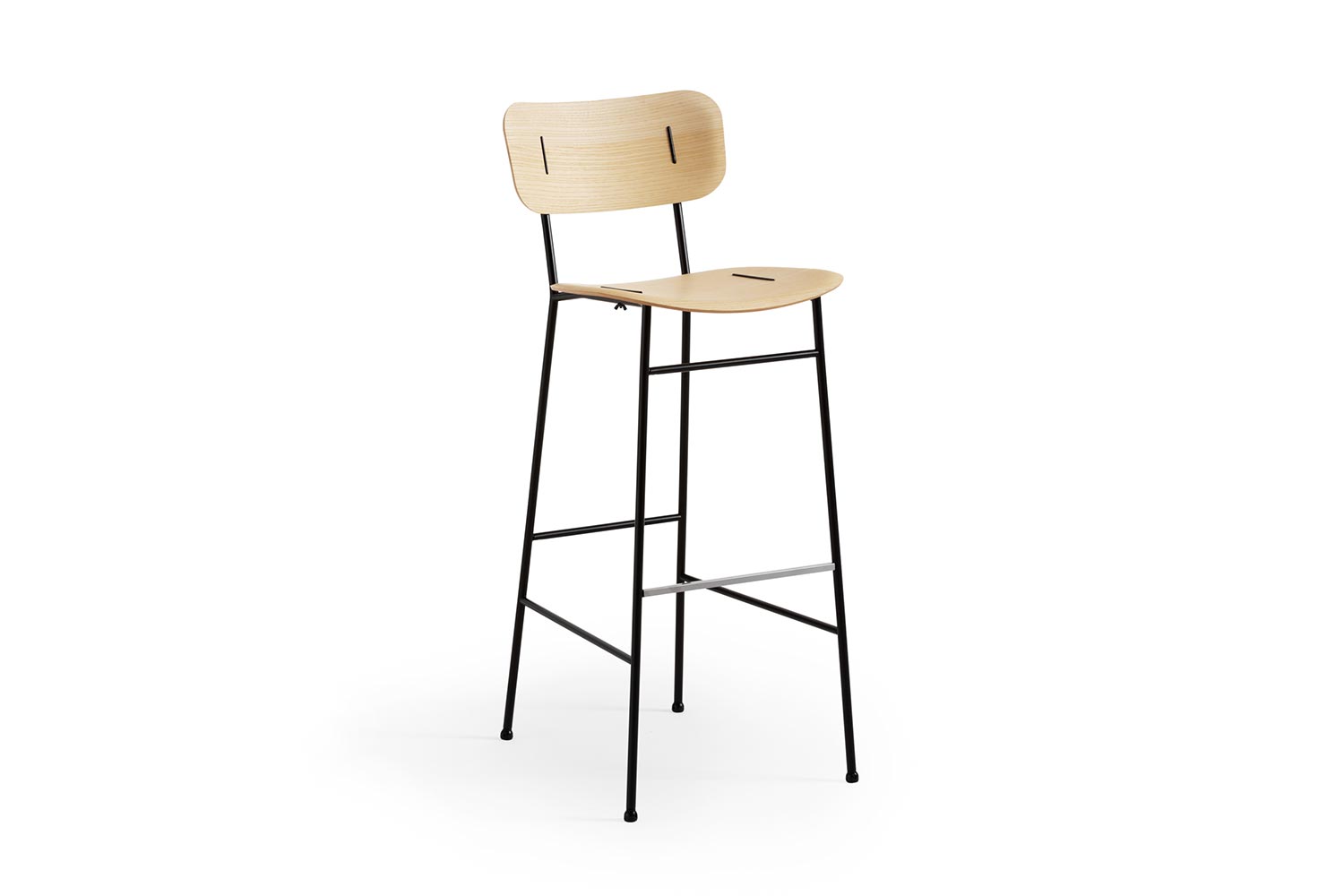 Piuma Wood Bar Stool