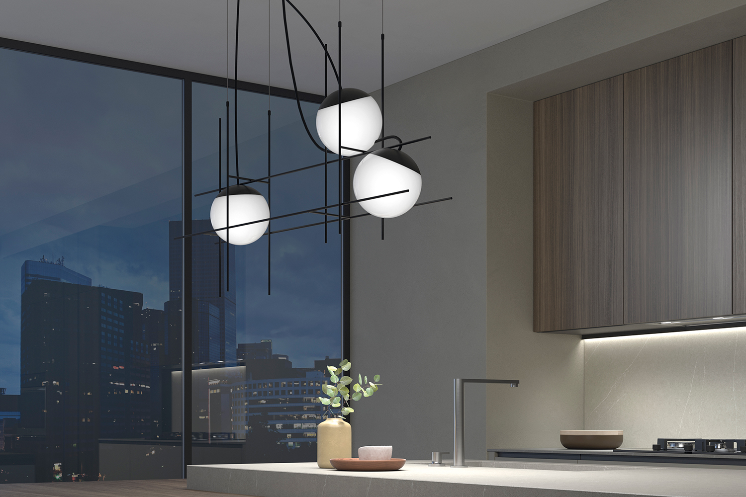 Plot Frame Suspension Light