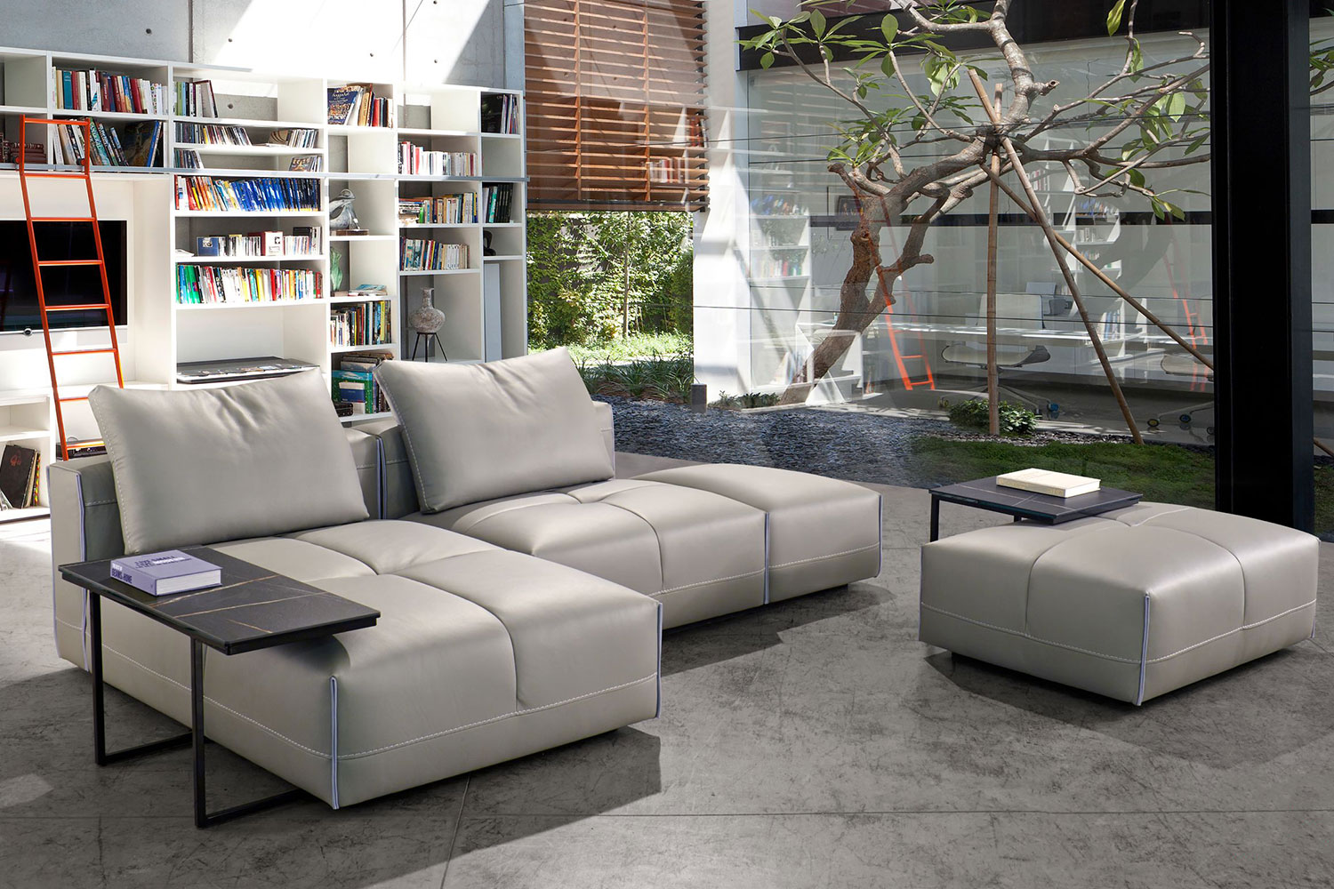 Puzzle Sectional Sofa with Chaise Comp. A