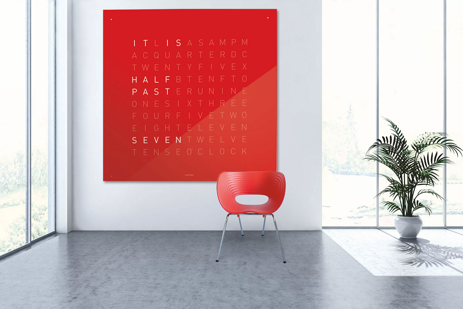 Earth 180 Wall Clock