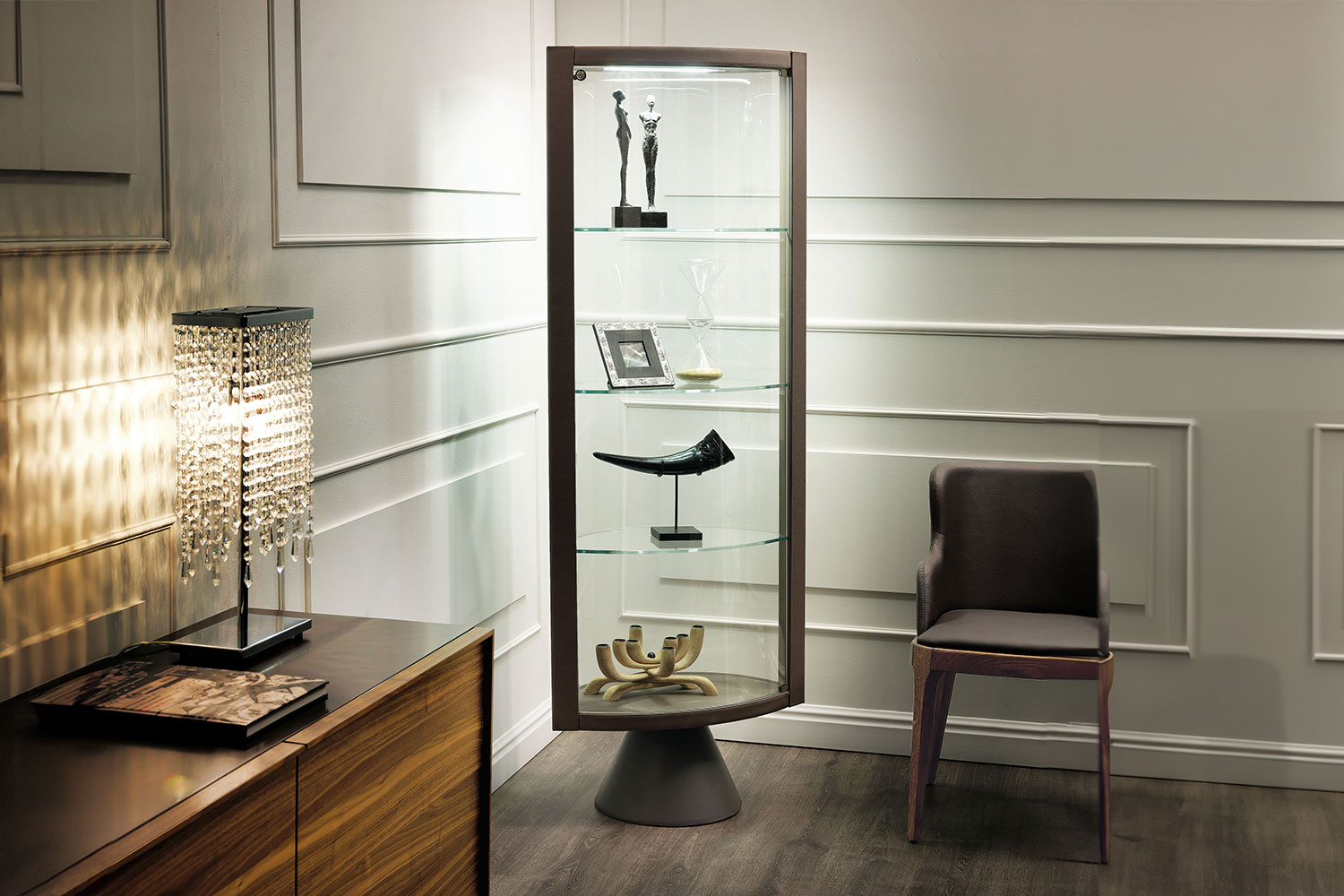 Saba Swiveling Curio
