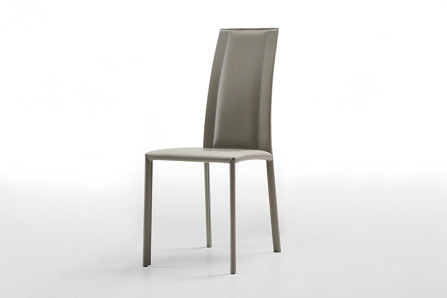 Silvy Hard Leather Dining Chair