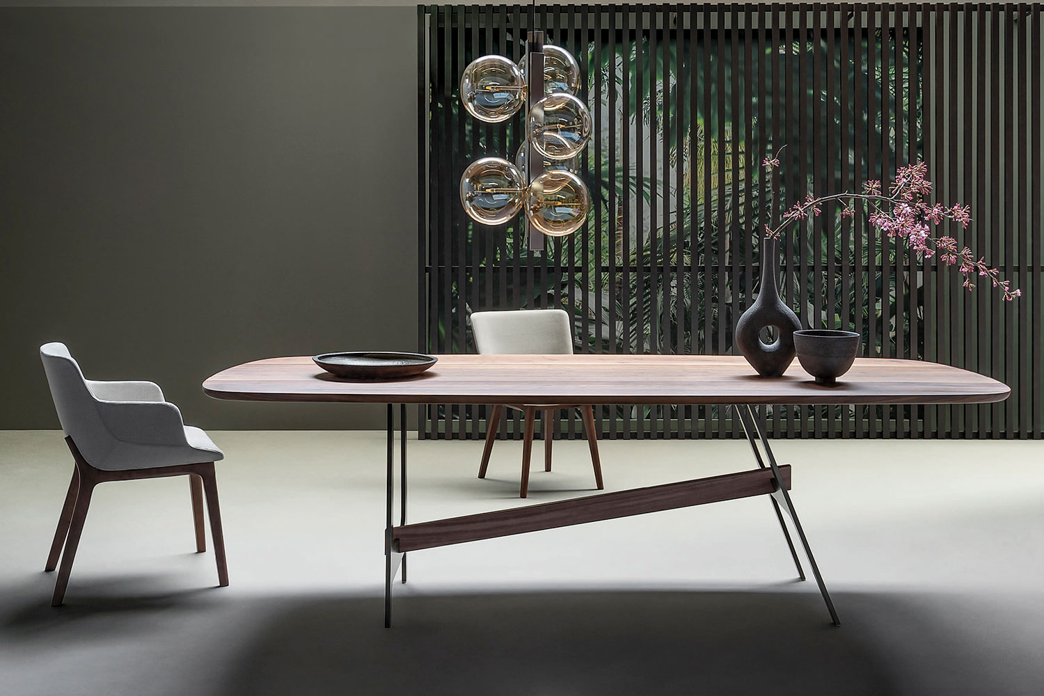 Slot Wood Dining Table