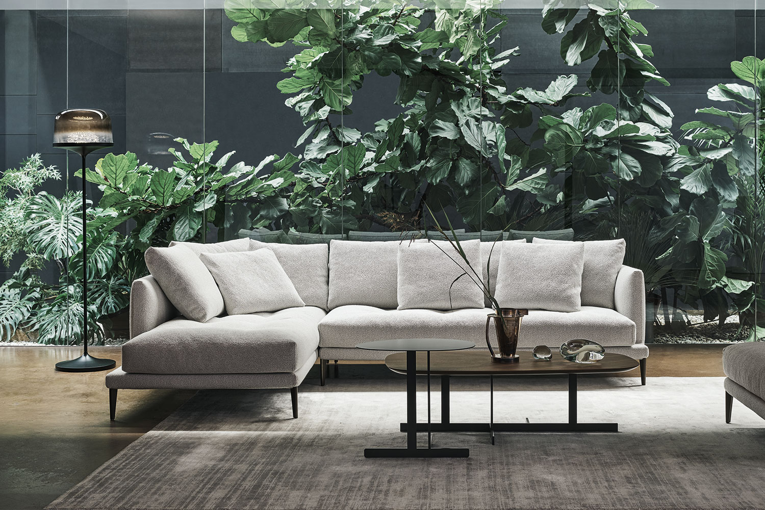 Soft Island Sectional Sofa Combination 01