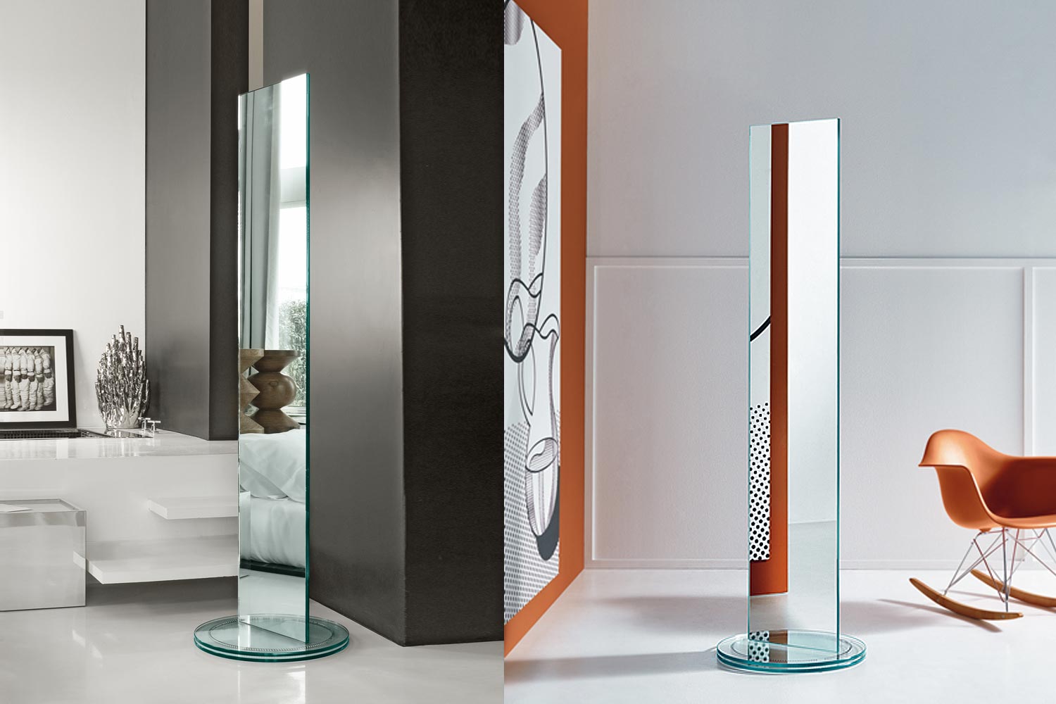 Soglia Free Standing Rotating Mirror