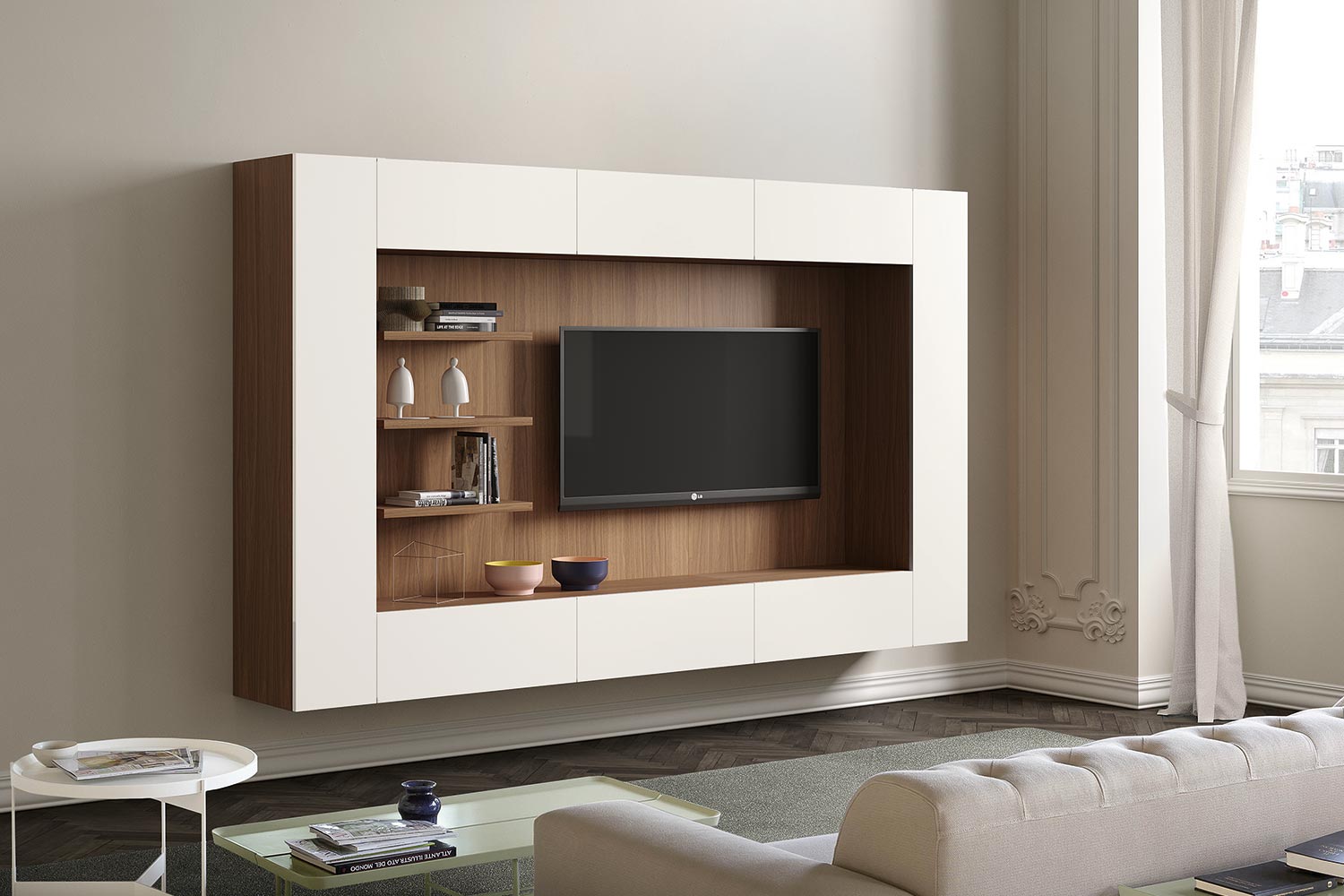 Spazio S18 TV Wall Unit
