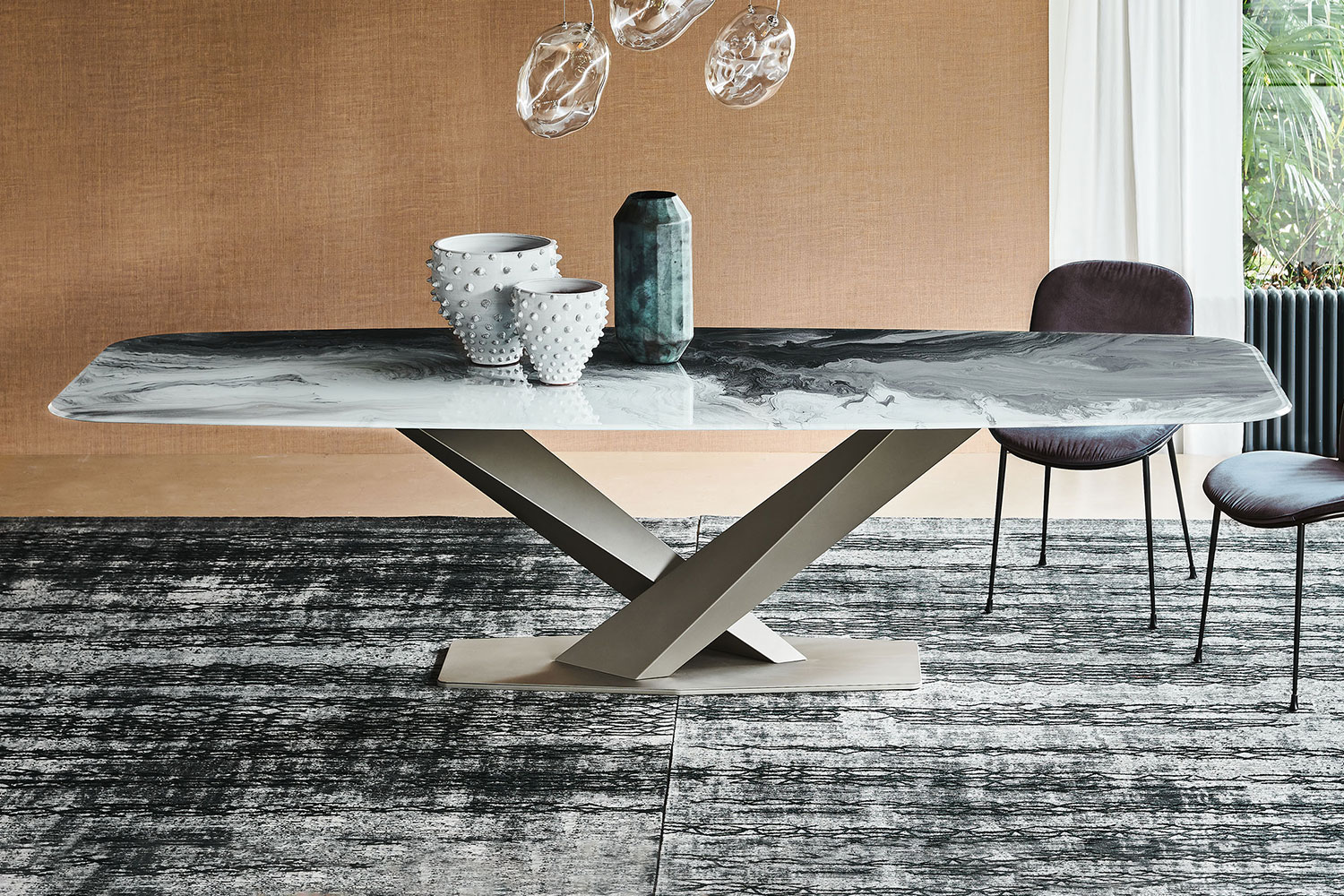 Stratos CrystalArt Dining Table