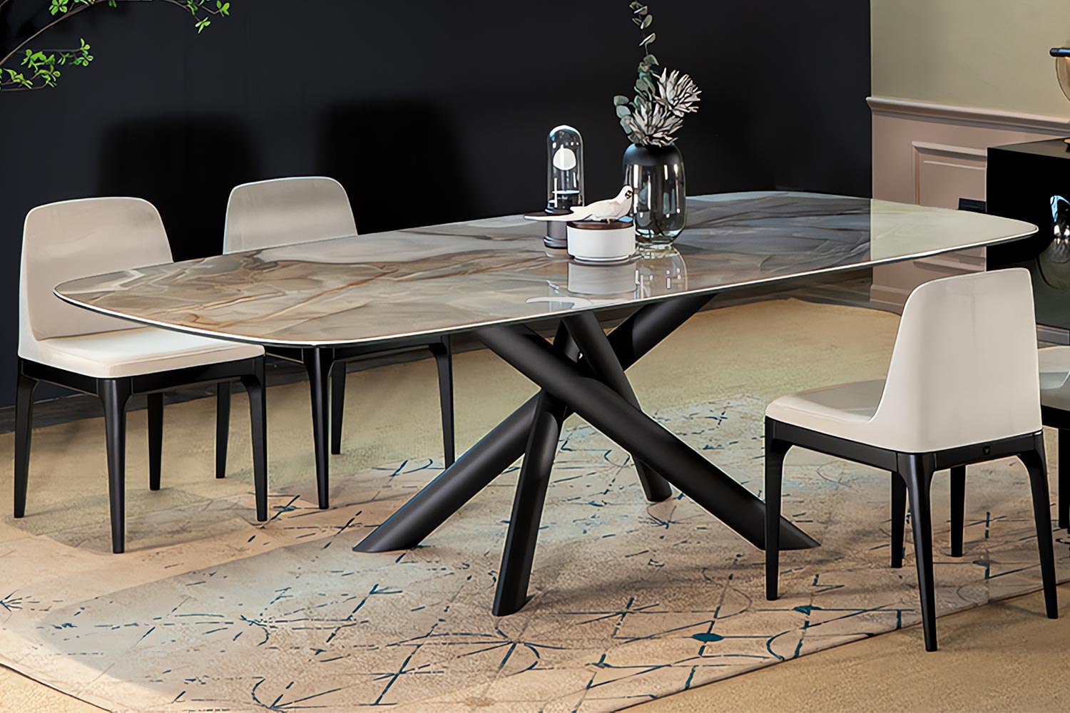 Style Ceramic Dining Table