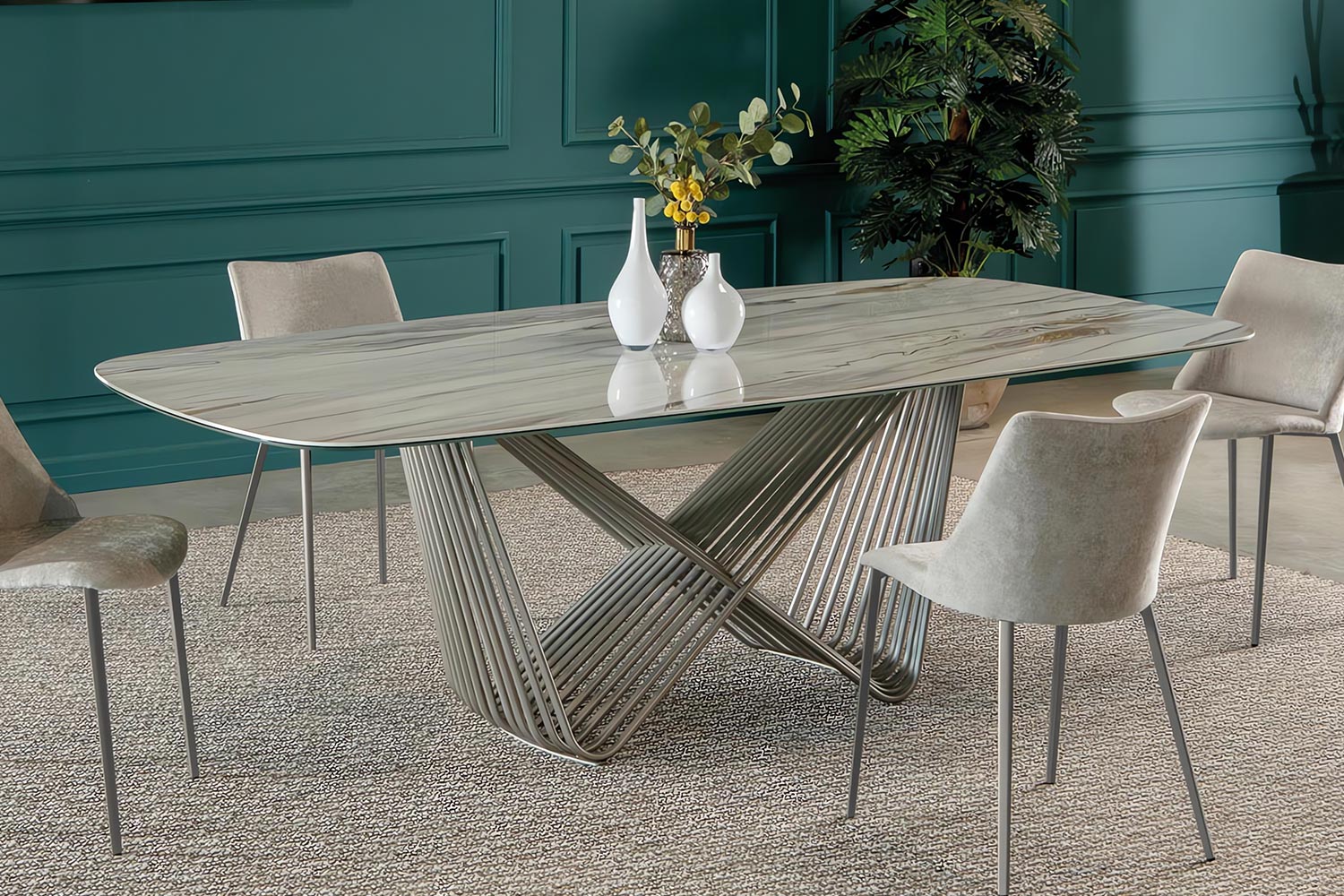 Tenso Ceramic Dining Table