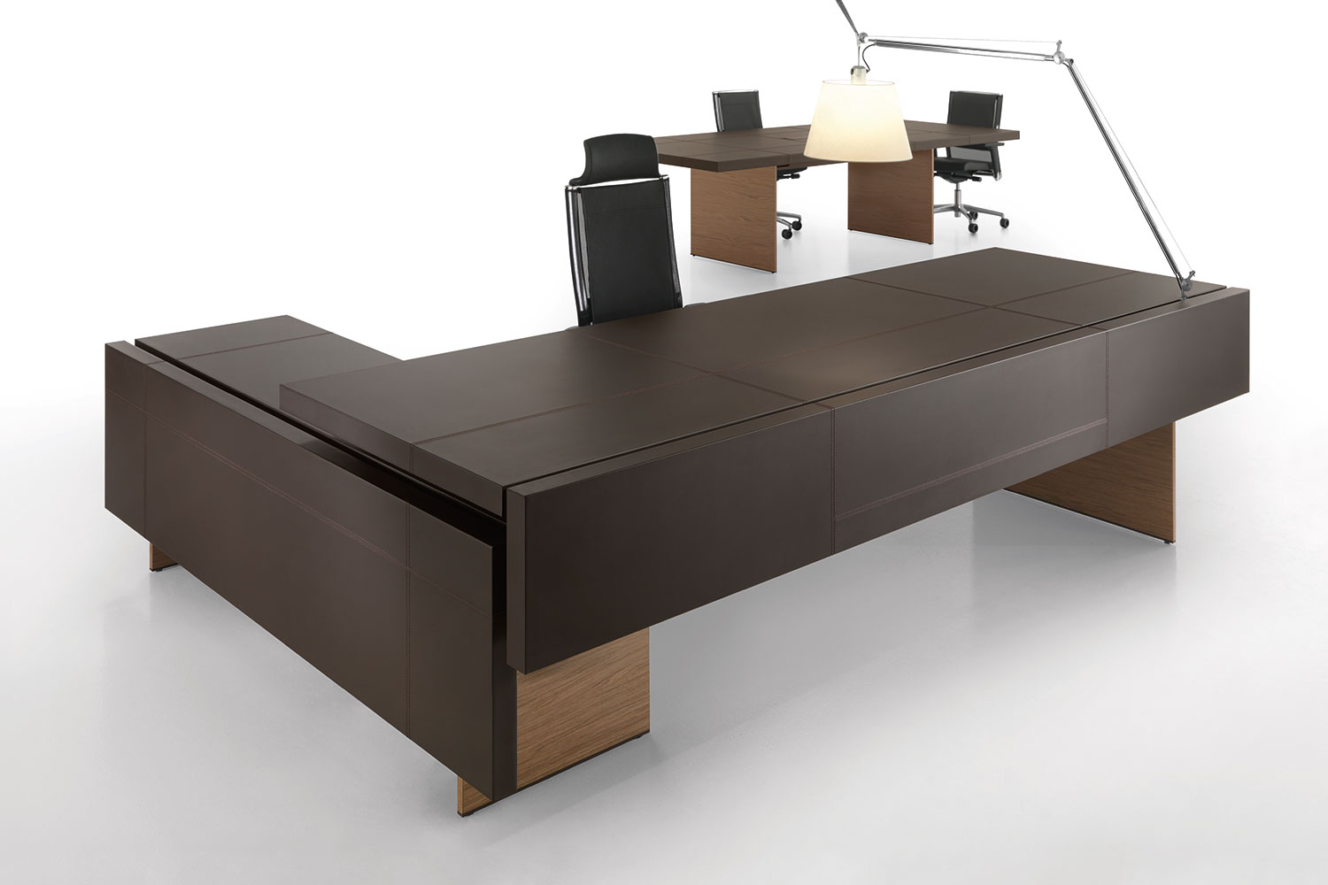 The Element Office Desk with Credenza