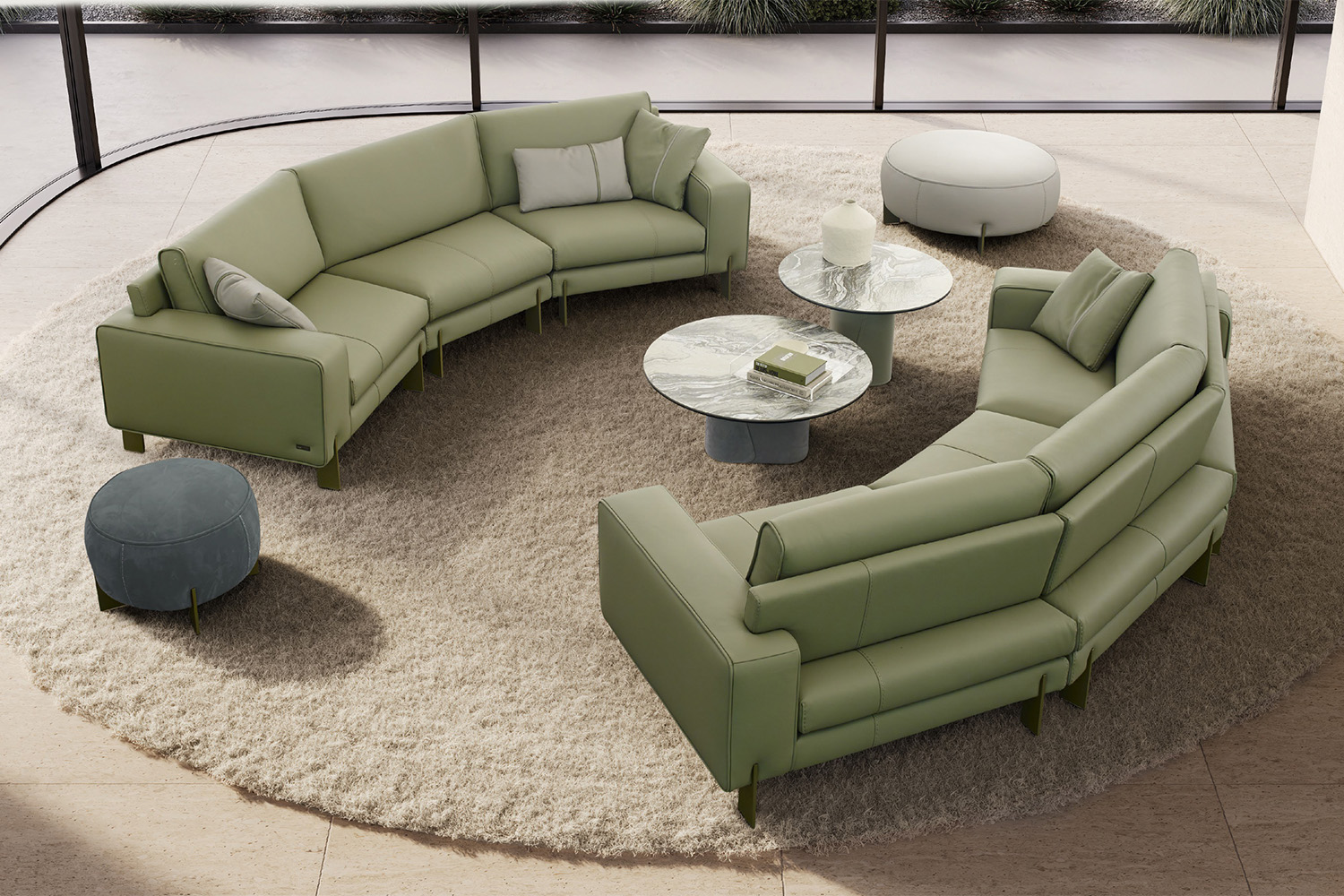 Tokyo Curved Sectional Sofa