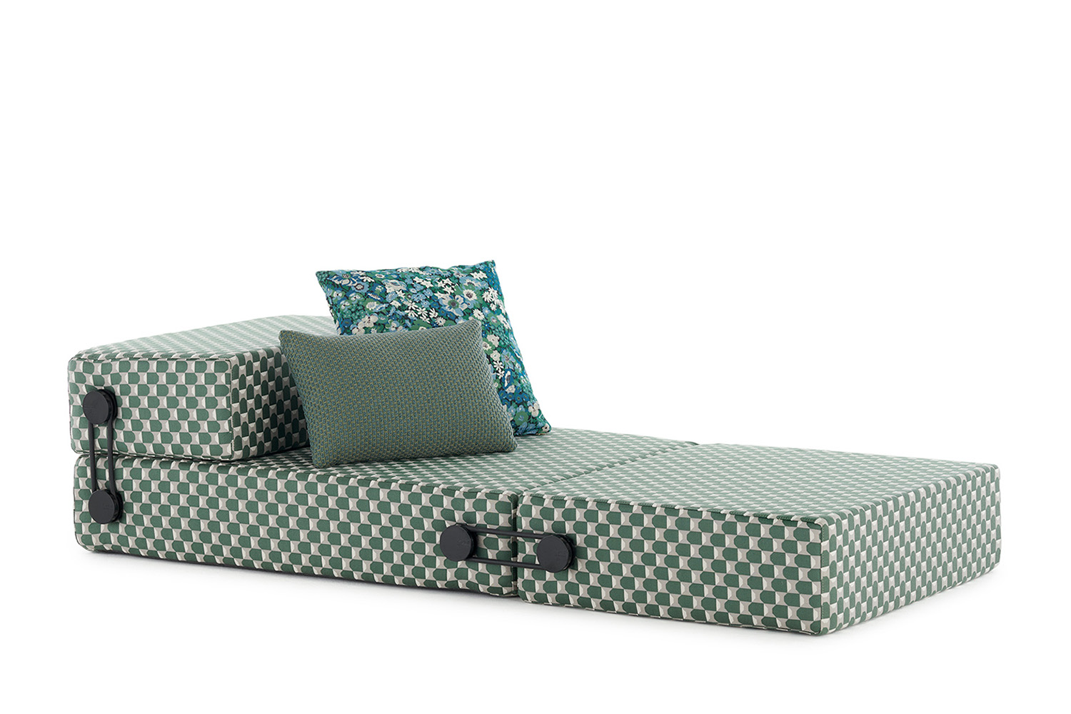 Trix Convertible Chaise Lounge Outdoor Quickship
