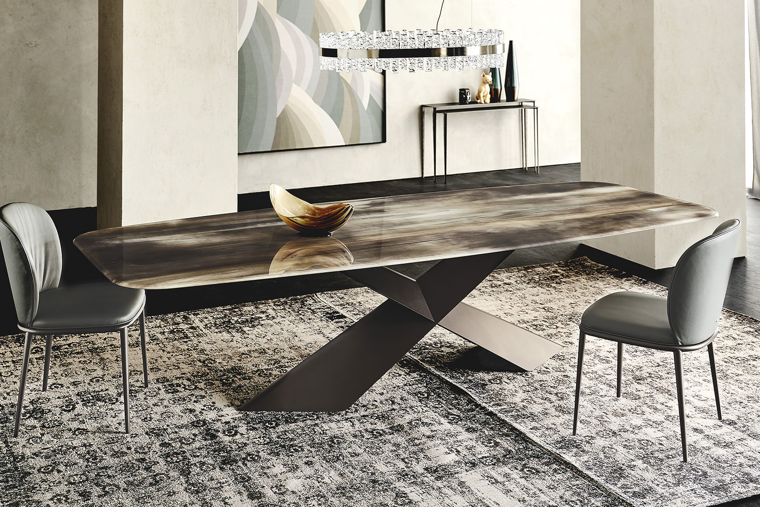Tyron CrystalArt Dining Table