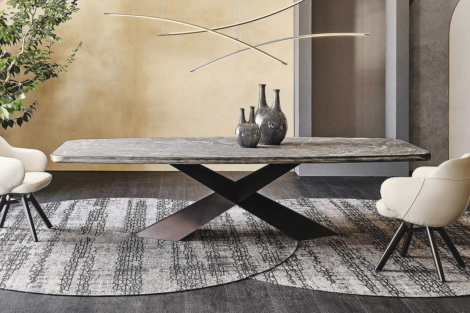 Tyron Keramik Premium Dining Table