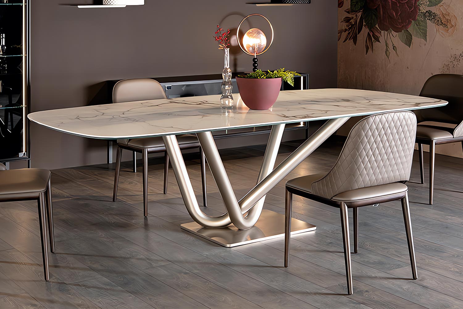 Victory Ceramic Dining Table