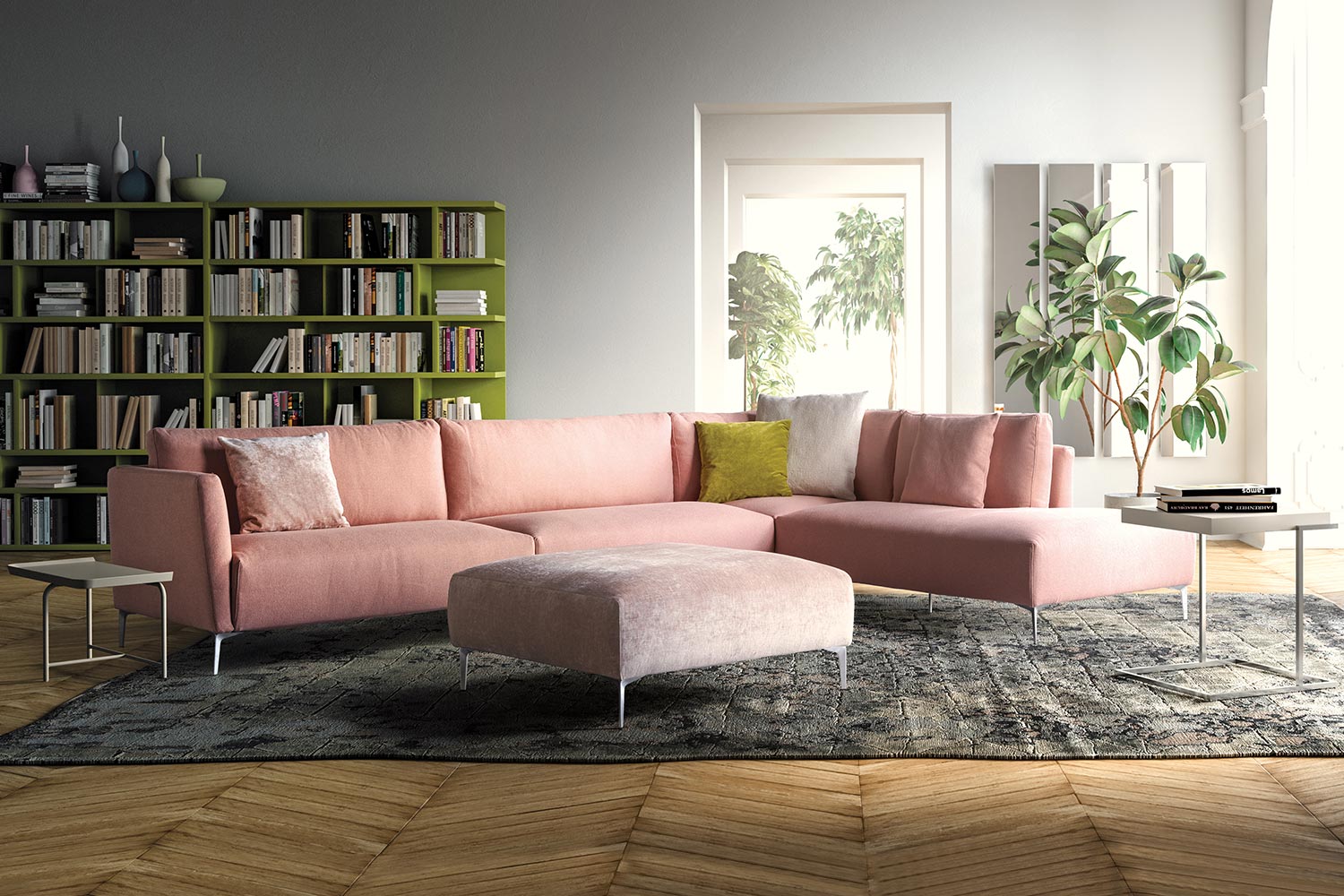 Volo Corner Sectional Sofa with Peninsula