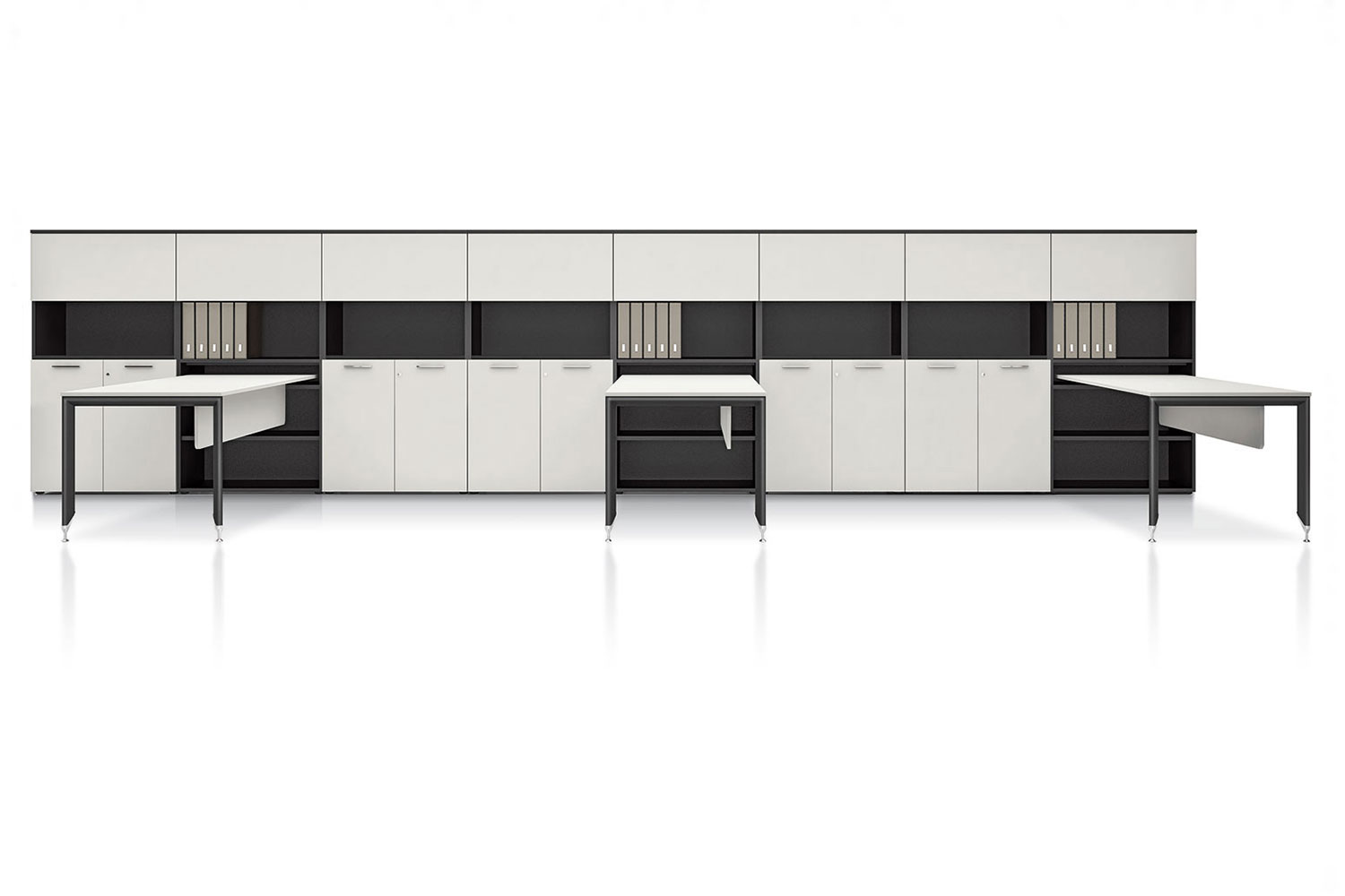 Yo Multi Workstation with Bookcase