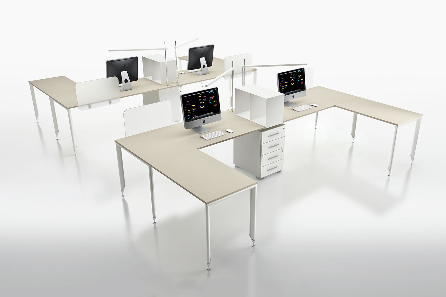 Yo U-Shape Workstation