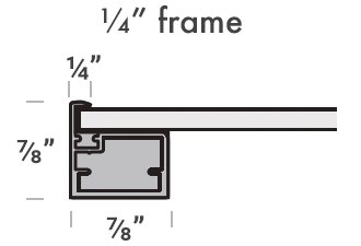 flush frame