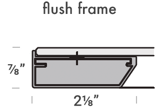 flush frame