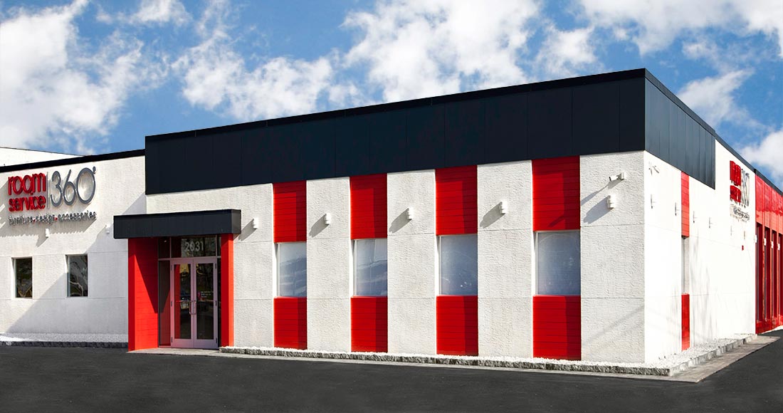 room service 360° showroom in Philadelphia